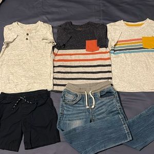 GUC set of 3 Cat&Jack tees and 1 pair of shorts/jeans, size 4T
